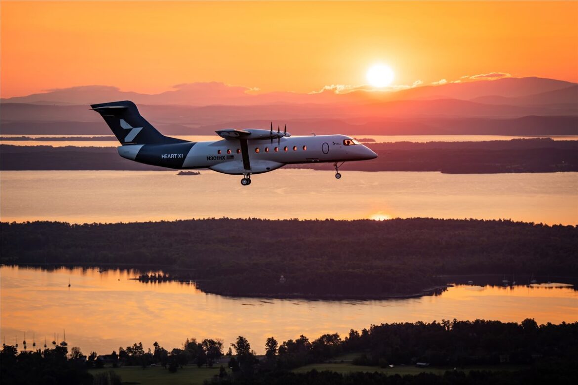 Heart Aerospace X1, X1 electric aircraft first flight, largest electric aircraft, Heart Aerospace ES-30, ES-30 hybrid electric aircraft, battery electric aircraft, electric regional aircraft, Heart Aerospace electric aviation, ES-30 30-seat aircraft, electric commercial aircraft,