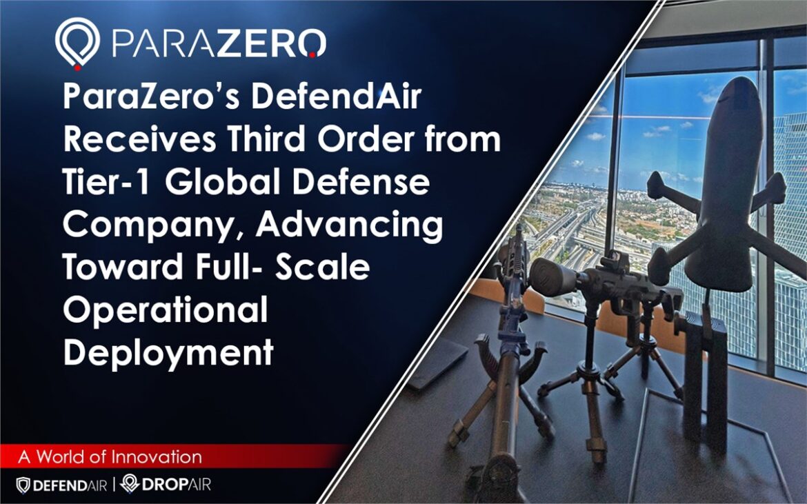 ParaZero DefendAir, DefendAir Net Pods, Counter-UAS technology, drone interception system, anti-drone net system, ParaZero Technologies, counter-drone systems, physical drone interception, autonomous counter-UAS, defence technology,