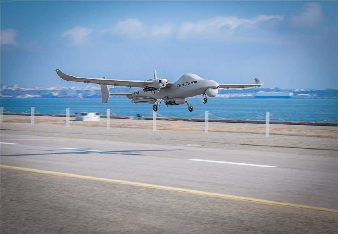 TEKEVER CORVUS, British Army surveillance, TEKEVER AR5, UK Ministry of Defence, British Army UAV, autonomous surveillance system, AR5 autonomous system, UK defence technology, persistent surveillance UAV, British military drones,