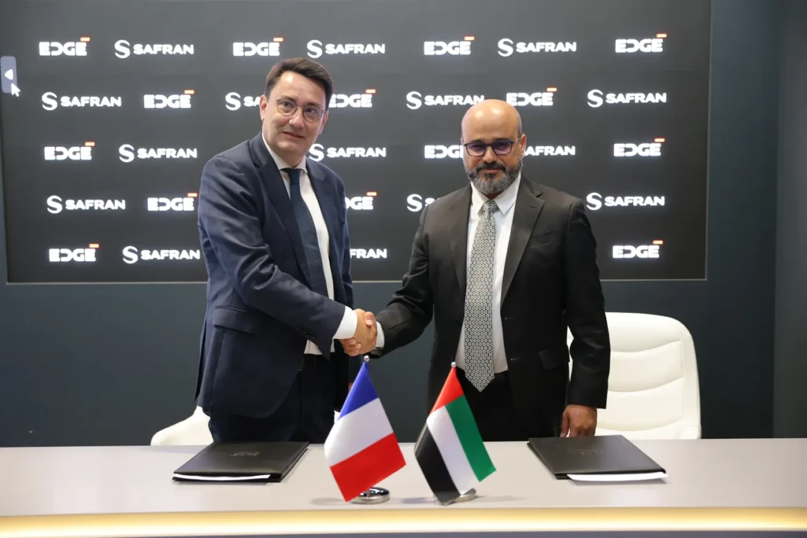 EDGE Safran joint venture, EDGE Safran missile partnership, next-generation missile development, HAMMER family weapon, UAE France defence partnership, extended-range precision-guided weapon, Safran smart weapons, EDGE missile technology, supersonic air-to-ground weapon, UAS air-launched weapon
