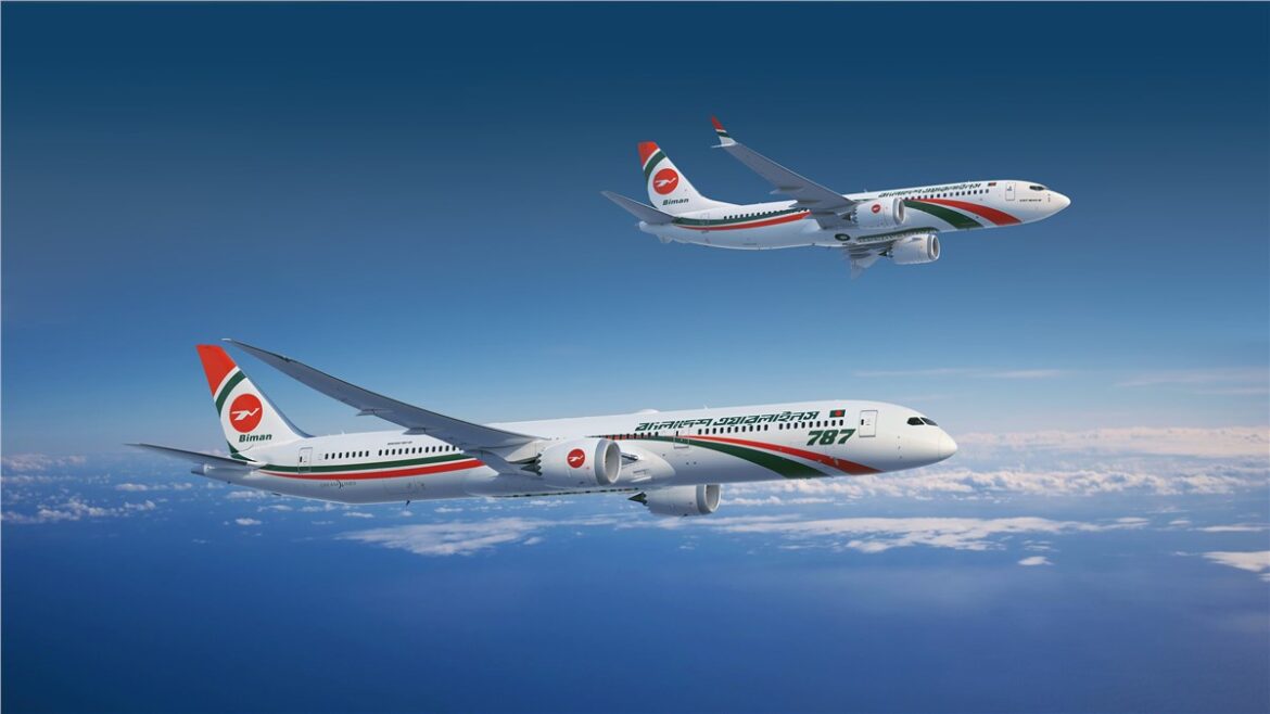 Biman Bangladesh Airlines, Boeing, 787 Dreamliner, 737 MAX, fleet renewal, Rumee A. Hossain, Brad McMullen,