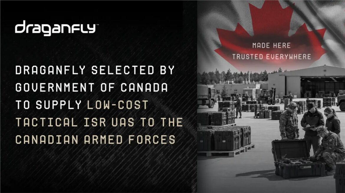 Draganfly, Canadian Armed Forces, tactical ISR, uncrewed aircraft systems, Government of Canada, Defence Drone Initiative, Cameron Chell, low-cost drones, domestic defence,